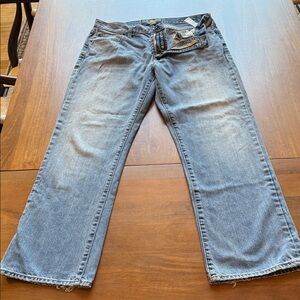 Men's Lucky Brand 181 Relaxed Straight Blue Jeans, 32 x 30